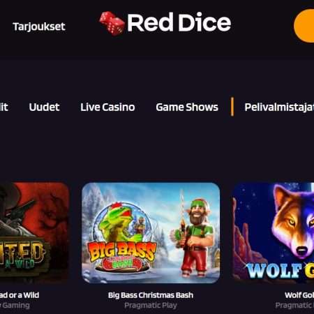 Red Dice nettikasino virallisesti avattu